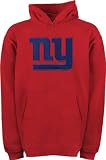 New York Giants Youth Red Big Logo Hooded Sweatshirt