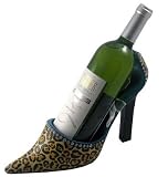 Leopard High Heel Wine Bottle Holder