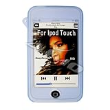 For Apple IPOD Touch 1st Generation Soft Rubber Skin Case Silicone Baby Blue 04