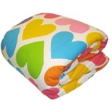 Jersey Knit Camp Comforter - Hearts