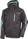 Ziener Herren Skijacke TOSHIKI, black/bright green 2-tone, 50, 114200_474604