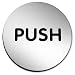 DURABLE PICTOGRAM,2-9/16DIA,TEXT