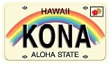 Hawaii Magnet Rubber Kona License Plate