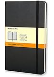 Moleskine Classic Notebook, Large, Ruled, Black, Hard Cover (5 x 8.25) (Classic Notebooks)