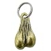 Brass Balls Keyring, Keychain, Novelty Key Fob