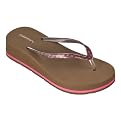 Women's Xhilaration&reg; Linnie Flip Flops - Brown/Pink