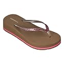 Women's Xhilaration&reg; Linnie Flip Flops - Brown/Pink