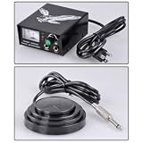 Excellent Design Tattooing Product Supply Tattoo Power Supply System Machine Tool Kit Set Equipment Device Facility Analog Display Footswitch
