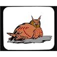 Mouse Pad with long, owl, eared, bird, animal