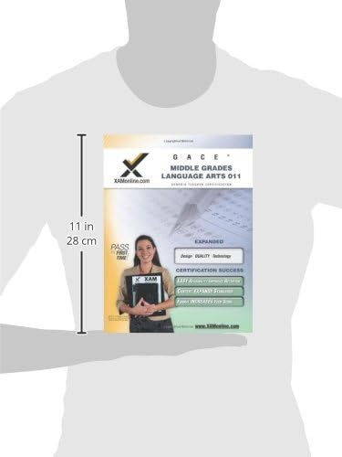 GACE Middle Grades Language Arts 011 Teacher Certification Test Prep Study Guide: Teacher Certification Exam (XAM GACE)