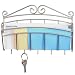 image and picture of SATIN Nickel Scroll Letter MAIL ORGANIZER Key Rack