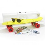 STEREO(ステレオ) Vinyl Cruiser Plastic Complete Skateboard Yellow/ステレオ バイナルクルーザー プラスティックコンプリート スケートボード イエロー ジェイソン・リー