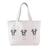 Demonia Deformed Skeletons Canvas Bag