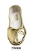 Ballet Flat: Handmade Since 1928 by Freed of London - Metallic Gold Leather Top, Flat...