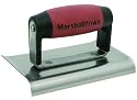MARSHALLTOWN The Premier Line 136SSD 6-Inch by 3-Inch Stainless Steel Edger with DuraSoft Handle