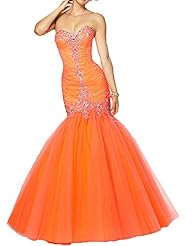 Mermaid Beaded Evening Dress/Prom Dress/Quinceanera Dress 