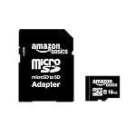 Amazonベーシック micro SDHCカード 16GB class10 SDアダプター付