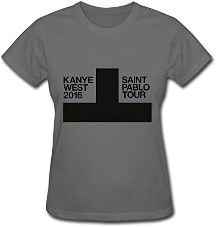 The Saint Pablo Tour Kanye West Fan Logo Womens T Shirt DeepHeather