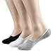 Mocofo Mens 3 Pairs No Show Cotton Socks Non Slip