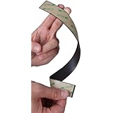 3M Flexible Magnet Tape 605005TR Black, 1/2 in x 5 ft 0.06 in (Pack of 1)