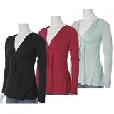 Banana Republic V-Neck Juniors Stretch Fashion Top