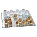 Crystal Clear Shot Glass Checkers Bar Game Set
