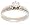 14k Two-Tone Gold Round-Cut Diamond Bridal Set (1/4 ct Center, 1/3 cttw, I Color, I2 Clarity), Size 5