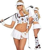 3WISHES Hole In One Costume Sexy Golf Costumes for Women
