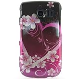 Hard Snap-on Shield With ROSE RED FLOWERS Design Faceplate Cover Sleeve Cas ....