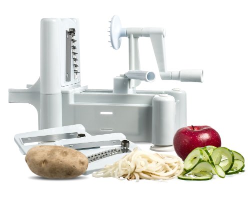 New and Essential Tri-Blade Spiral Vegetable Slicer
