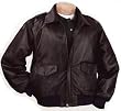 Napa Leather Bomber Jacket - Brown