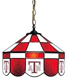 Texas A&M University Aggies Stained Glass Swag Light