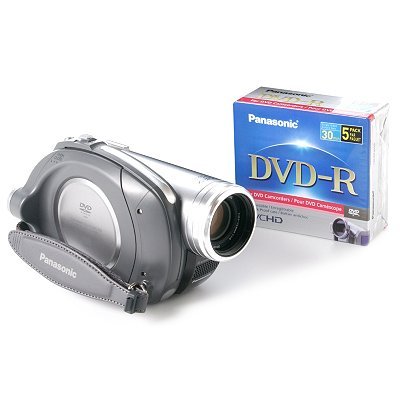 Panasonic VDR-D220 DVD Camcorder & 5-Pack DVD-Rs