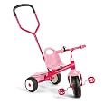 Radio Flyer 53G Girls Deluxe Steer and Stroll Trike, Pink
