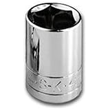 SK Hand Tool 40916 6 Point 1/2-Inch Standard Drive Socket, 1/4-Inch, Chrome [並行輸入品]