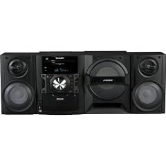 Sharp CD-SW440NH Kompaktanlage (Kassettendeck, Apple iPod-Dock, 800 Watt, USB 2.0) schwarz