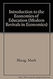 An introduction to the economics of education