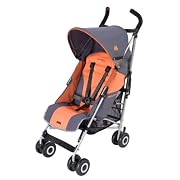 Maclaren Quest Sport Stroller Charcoal and Flame Orange