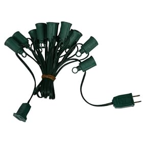 6-Pack of 50' C7 Commercial Socket Sets - 12 Spacing Green Wire by VCO