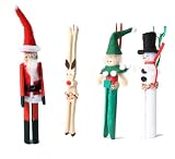 Contemporary Christmas clothespin Craft Set