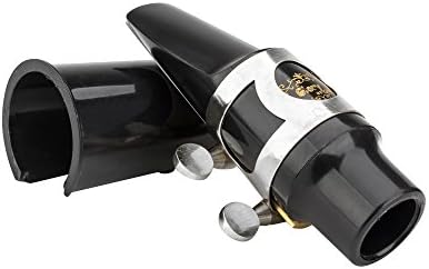 Glory Tenor Saxophone Mouthpiece Kit with Ligature,one reed and Plastic Cap-Silver