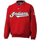 Nike - Nike Cleveland Indians Red Tackle Twill Windshirt