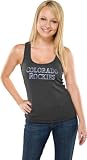 Colorado Rockies Women's Heather Black Tri-Blend Tank Top