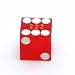 Red Sanded 11/16" Feather Edge Casino Dice