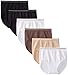 Ellen Tracy Women's 6 Pack Seamless Flawless Fit Full Brief Panty