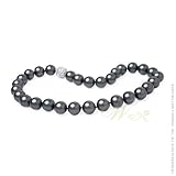 WILLOW PEARLES: *VOYAGEUR 14MM BLACK TAHITIAN PEARLE NECKLACE*