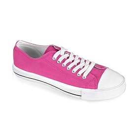 DEVIANT-01 Canvas Low Top Sneaker by Demonia