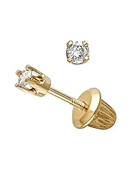 Childs 1/10 ct. tw. Diamond Stud Earrings in 14K Yellow Gold