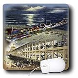 Sandy Mertens New Jersey - Steel Pier of Atlantic City, NJ (Vintage 1911-1918) - Mouse Pads