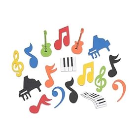  Music Foam Sticker Shapes